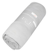 Простирадло трикотажне на резинці Home Line (світло-сірий) 160х200см 159688