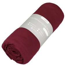 Простирадло трикотажне на резинці Home Line (бордовий) 180х200см 159683