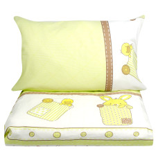 Дитячий комплект постільної білизни Home Line "Ведмежата" (гороховий) 159112