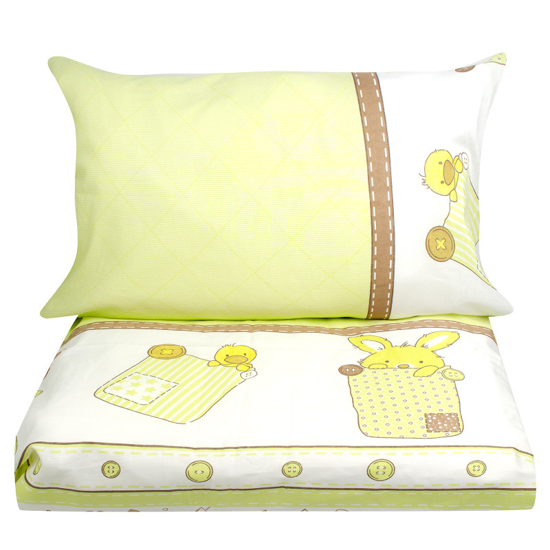 Дитячий комплект постільної білизни Home Line "Ведмежата" (гороховий) 159112