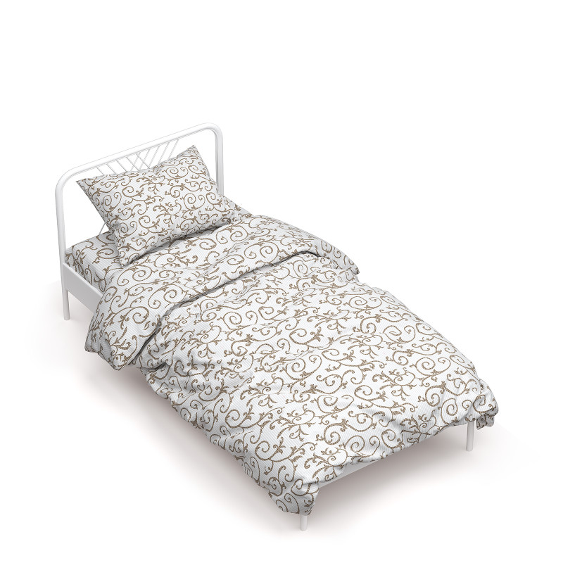 Півтораспальний комплект постільної білизни Home Line "Вензель" (шоколад) 50х70см (2 шт.) 156302