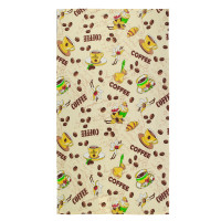 Рушник вафельний "Бізе та кава з круасаном" 45х70см 156070