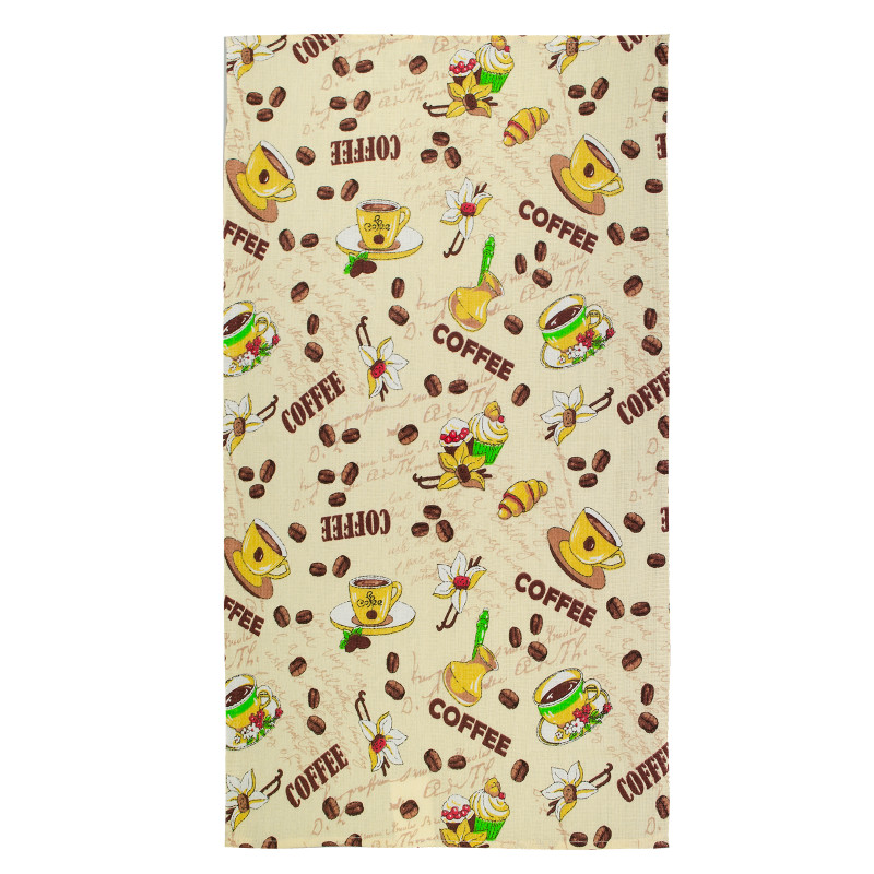 Рушник вафельний "Бізе та кава з круасаном" 45х70см 156070