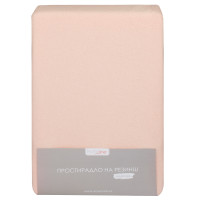 Простирадло махрове на резинці Home Line (персикове) 160х200х20см 155234