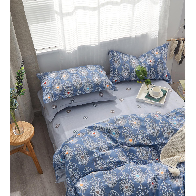 Євро комплект постільної білизни Home Line "Павине перо" 154579