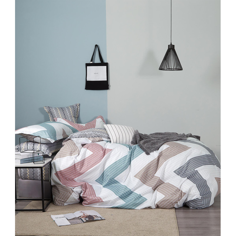 Євро комплект постільної білизни Home Line "Зігзаго" 154570