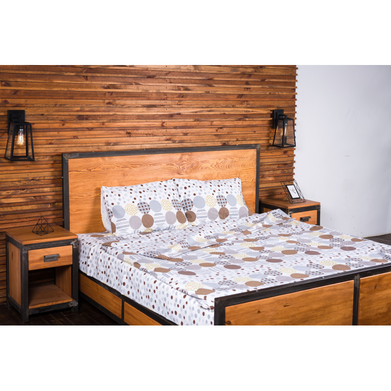 Двоспальний комплект постільної білизни Home Line "Тетріс" 151803