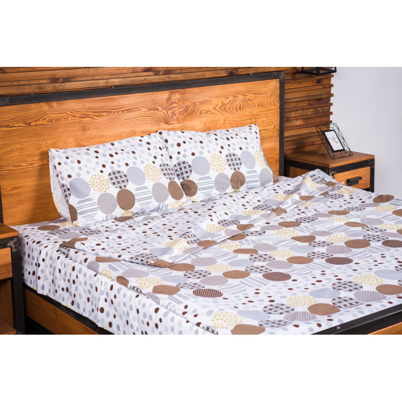 Двоспальний комплект постільної білизни Home Line "Тетріс" 151803