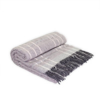 Плед "Тоскана" в коробці (біло-сіро-рожевий) 140x200см 151776