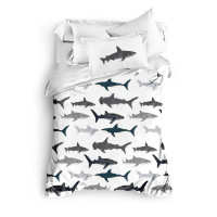 Півтораспальний комплект постільної білизни Home Line "Акули shark" 151343
