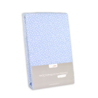 Простирадло трикотажне на резинці "Сніжинки" 90х200см 150688