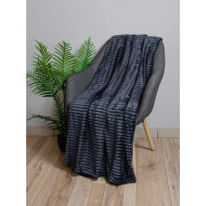 Плед  флісовий Фланель графітовий 200х220 191744