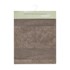 Килимок для ванної "Stripes" (сіро-коричневий) 50х65см 179636