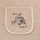 Сарафан махровий Home Line з вишивкою (бежевий) XXL/XXXL в сумці 178925