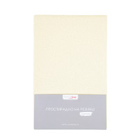 Простирадло махрове на резинці Home Line 90х200см (айворі) 174313