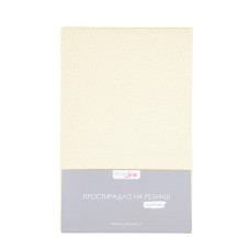 Простирадло махрове на резинці Home Line 90х200см (айворі) 174313