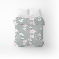 Підковдра бязева Home Line "Гінко білоба" (сіро-рожевий) 145х215см 173547