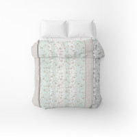 Підковдра бязева Home Line "Затишок" (капучино-ментоловий) 145х215см 173546