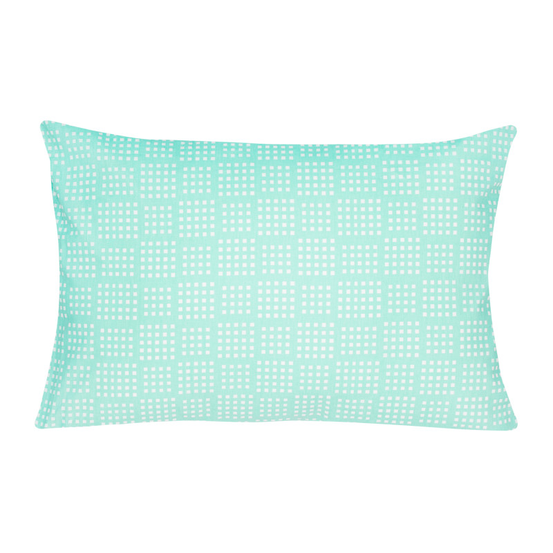 Наволочка бязева Home Line "Клітинка бірюзова" 50х70см 165371