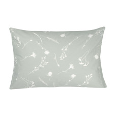 Наволочка бязева Home Line "Волошки сірі та білі на білому та сірому" 50х70см 164244