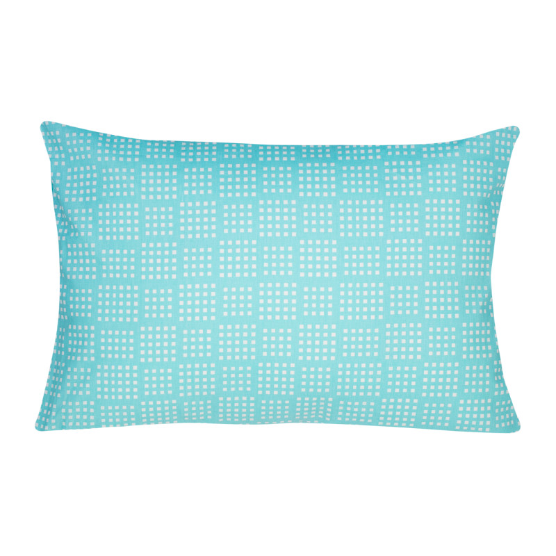 Наволочка бязева Home Line "Клітинка" (бірюзовий) 50х70см 163836