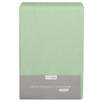 Простирадло махрове на резинці Home Line (салатове) 180х200х20см 155240