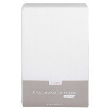 Простирадло махрове на резинці Home Line (біле) 140х200х20см 155181