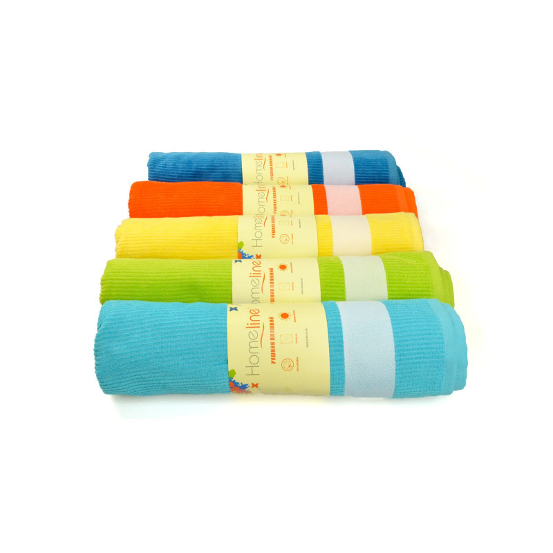 Рушник велюровий пляжний Home Line (жовтий), 70х150см 105629