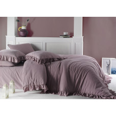 Євро комплект постільної білизни Limasso "Palemauve" (ліловий) 147914