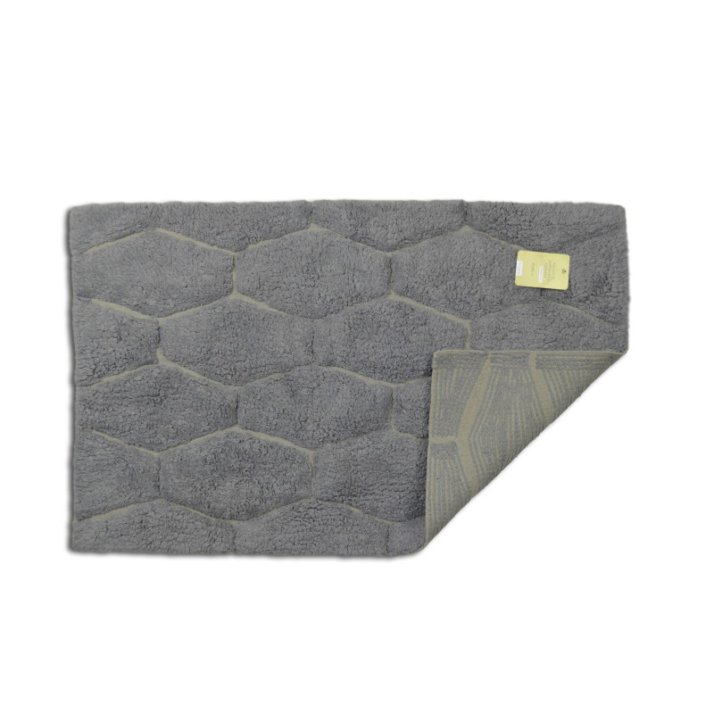 Килимок для ванної "Turtle" (сірий) 50х80см 145973