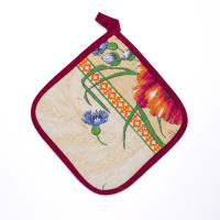 Прихватка кухонна Home Line "Маки і ромашки" 20х20см 143788