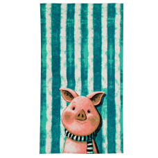 Рушник вафельний кухонний Home Line "Хрюша" 35х61см 141436