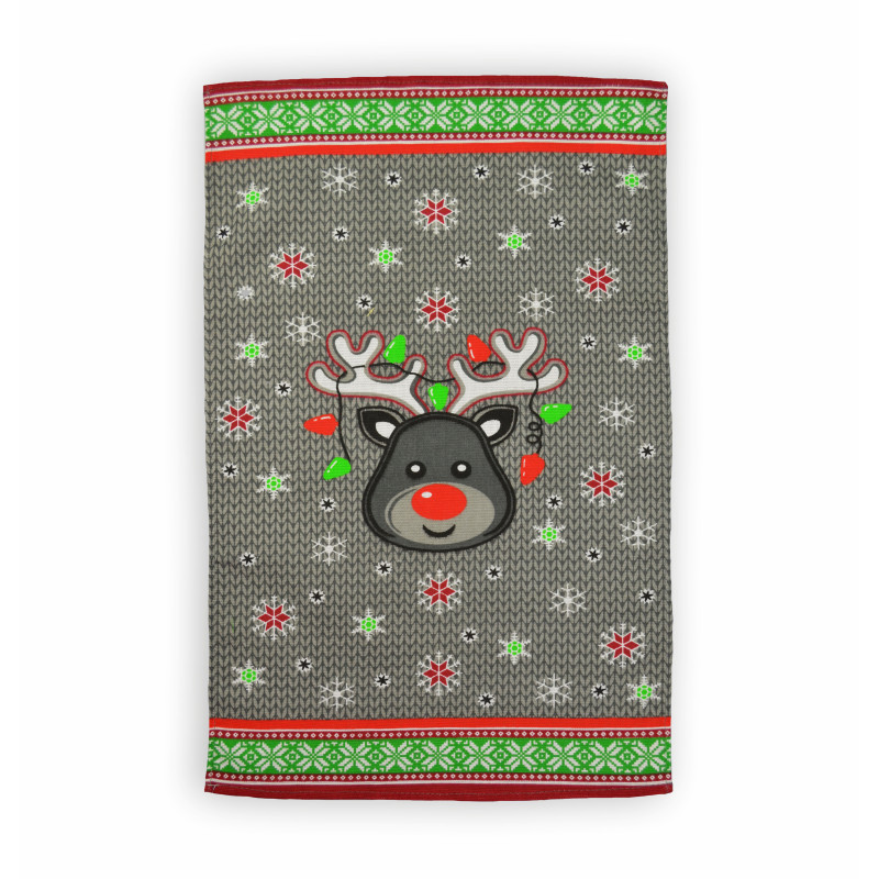 Рушник вафельний кухонний Home Line "Вязка" 35х61см 141434