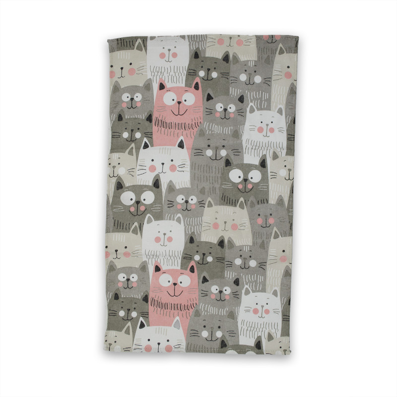 Рушник кухонний Home Line №014 "Коти" 35х61см  141314