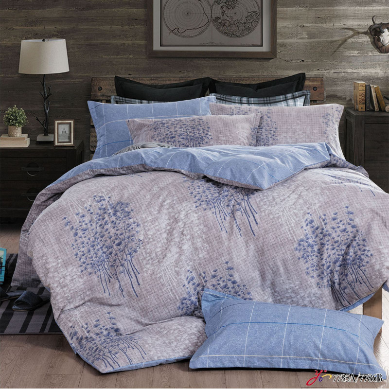 Сімейний комплект постільної білизни Home Line "Блу гарден" 137480