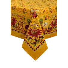 Скатертина "Ягідки" (кремовый) 150х180см 136907