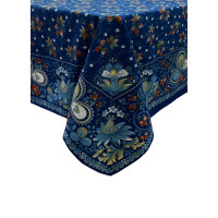 Скатертина "Ягідки" (синя) 190х280см 136566