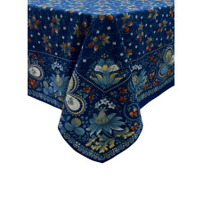 Скатертина "Ягідки" (синя) 190х280см 136566