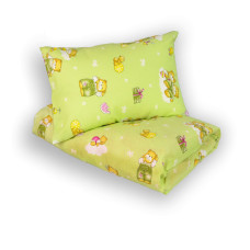 Дитячий комплект постільної білизни Home Line "Ведмедики на хмаринці" (зелений) 136450