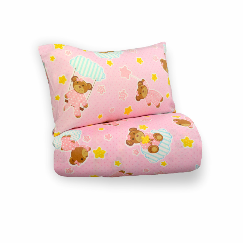 Дитячий комплект постільної білизни Home Line "Ведмедики та зірочки" (рожевий) 136449