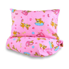 Дитячий комплект постільної білизни Home Line "Цуценя" (рожевий) 136447