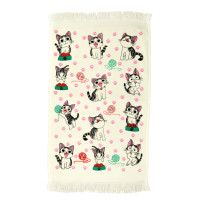 Рушник велюровий кухонний Home Line "Веселий котик" 40х60см 136334