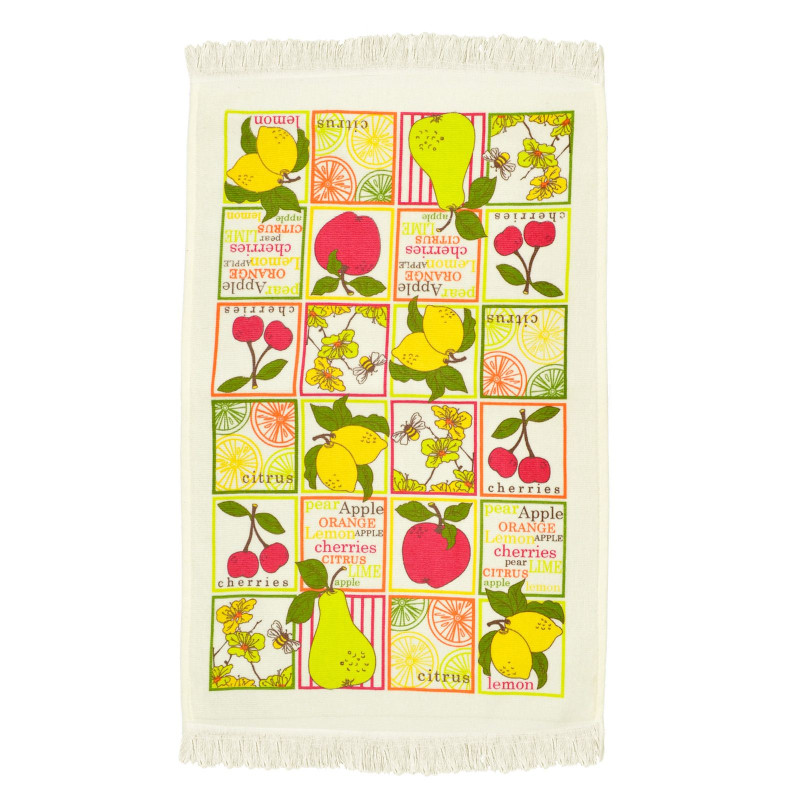 Рушник велюровий кухонний Home Line "Фрукти" 40х60см 136333