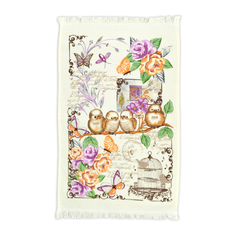 Рушник велюровий кухонний Home Line "Горобці" 40х60см 136331