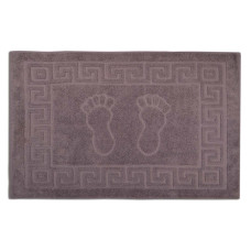 Рушник махровий (килимок) Home Line "Ніжки" (графітовий), 50х70см 135805