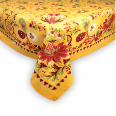 Скатертина "Ягідки" (кремова) 185х235см 135088