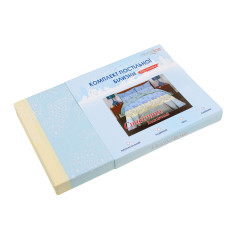Євро комплект постільної білизни Home Line "Суцвіття" (блакитний) 134715