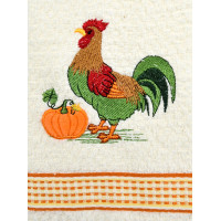 Рушник махровий кухонний Home Line "Півник" (кремовий) 40х60см 134483