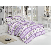 Двоспальний комплект постільної білизни Home Line "Бузок" 134114