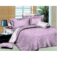 Двоспальний комплект постільної білизни Home Line "Аврора" (бузковий) 130465